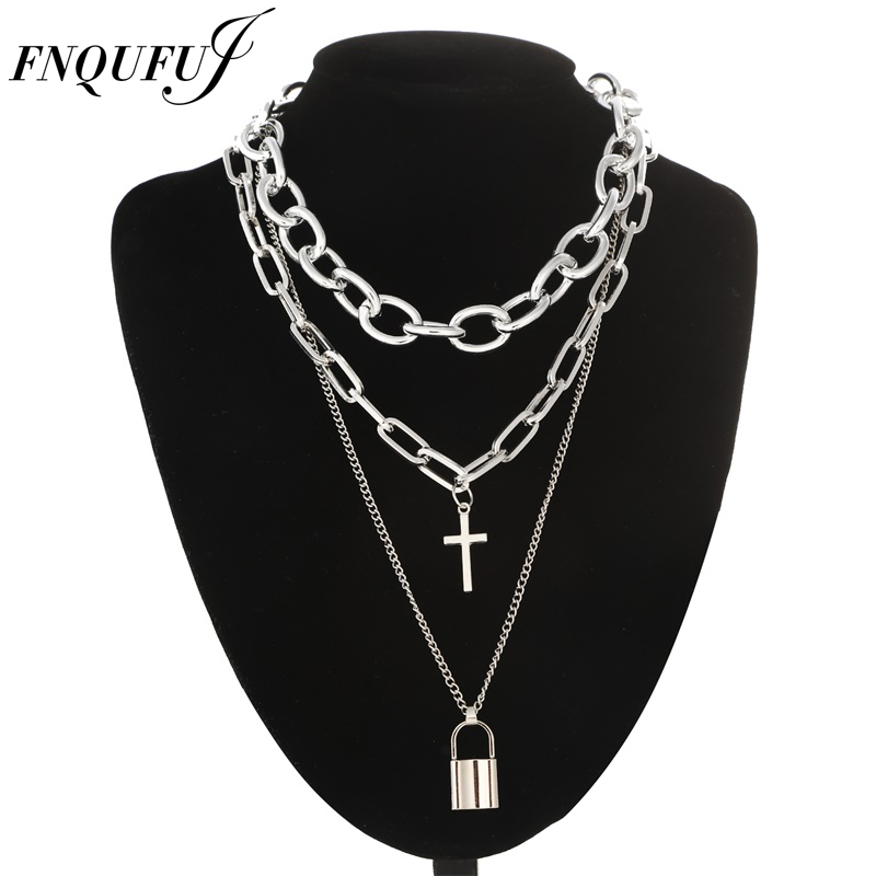 FNQUFUJ Collana a catena punk  - Men Accessories Neck Chain recensione e prezzo