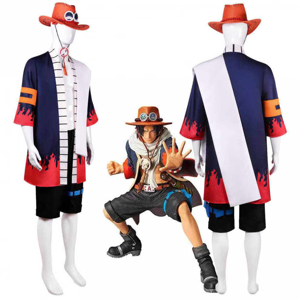 Anime Portgas D Ace Costume Co - Men'S Kimono Accessories recensione e prezzo