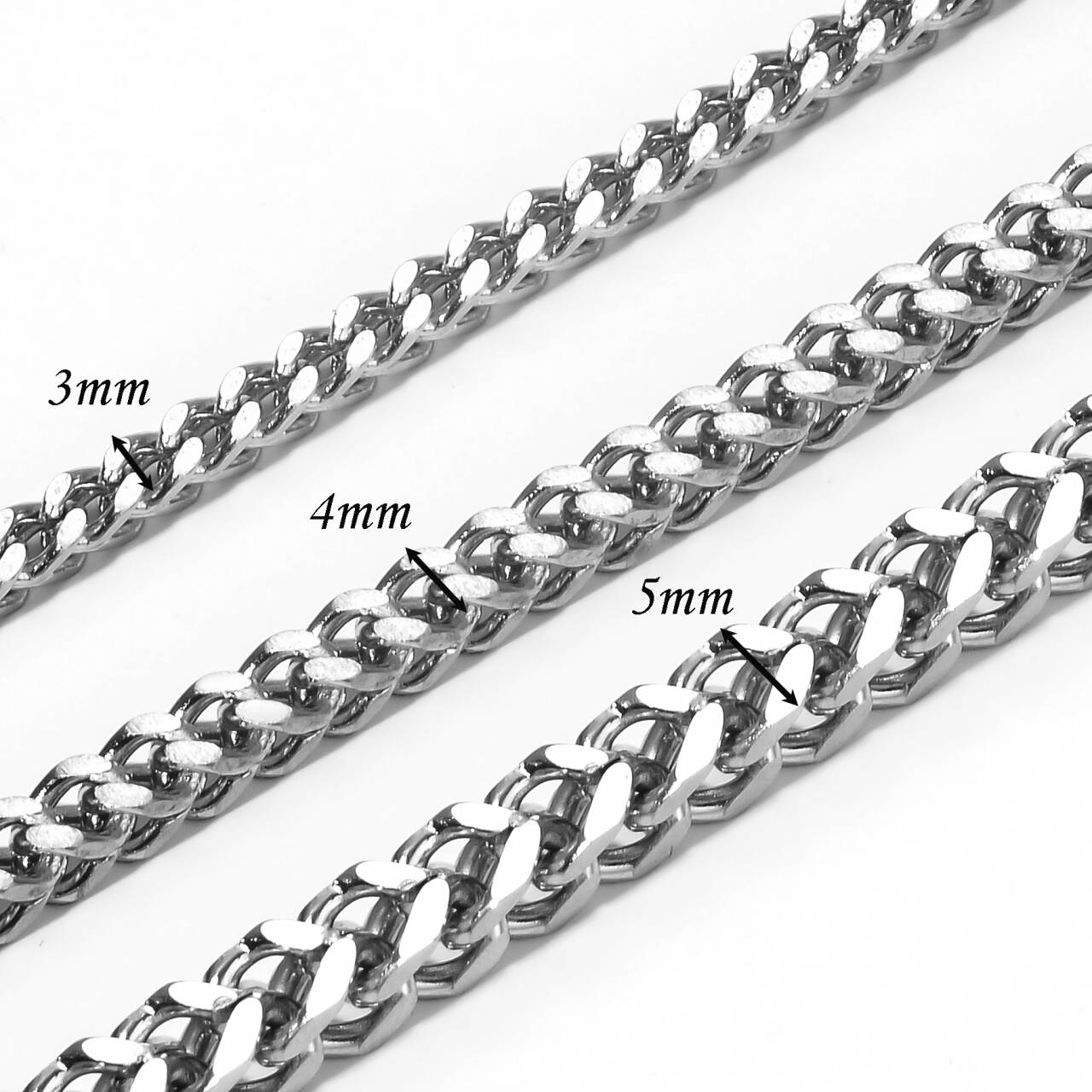 Collana a catena intrecciata i - Men Accessories Neck Chain recensione e prezzo